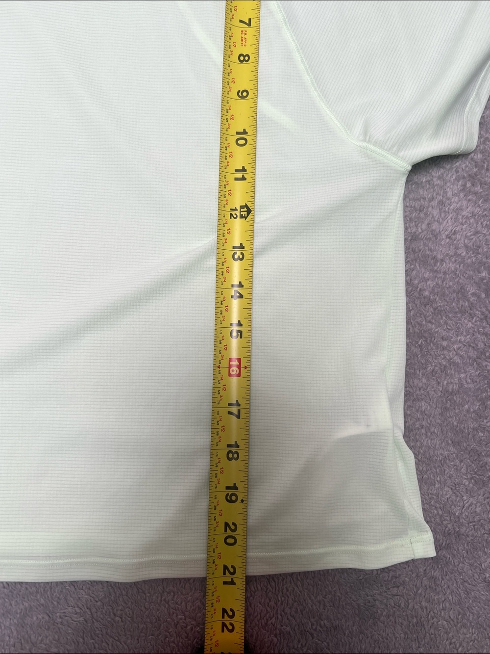 Athleta Yoga Pale Mint Short Sleeve Athletic Tee - Picture 3 of 5